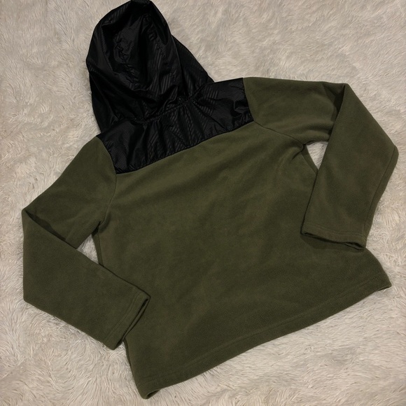 Nike SPORTSWEAR WINTERIZED FULL-ZIP HOODIE Youth Green & Black Size Large - Picture 11 of 14